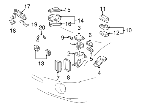ELECTRICAL/ELECTRICAL COMPONENTS for 2006 Toyota Highlander #1