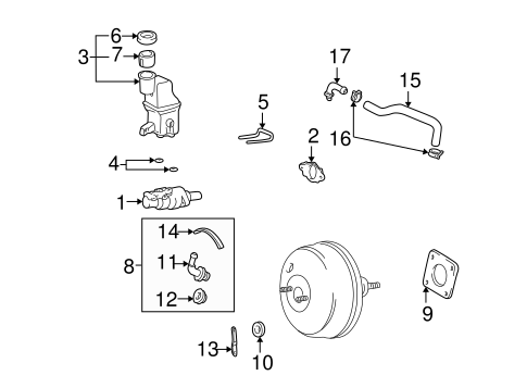 BRAKES/HYDRAULIC SYSTEM for 2001 Toyota Highlander #1