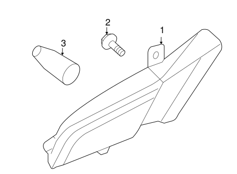 Cayenne SIDE MARKER LAMPS