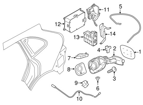 Cayenne QUARTER PANEL & COMPONENTS 2