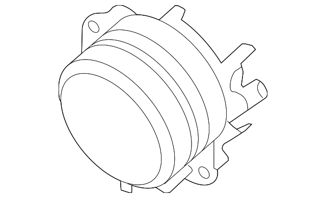 3W3Z-15200-AB Деталь FOG LAMP ASSY, LEFT