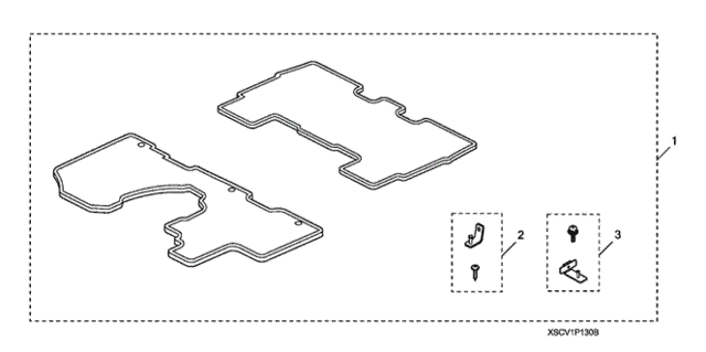 Accessory Components/All Season Floor Mat for 2010 Honda ELEMENT 5-DOOR #1