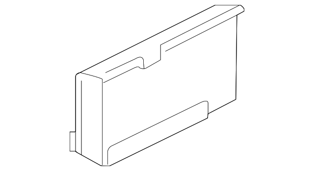 2C6Z84135A52AAA STORAGE BOX LINING, RIGHT