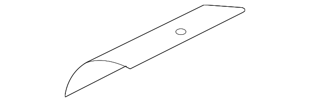 2C6Z8448140AAA STORAGE BOX COVER, LEFT