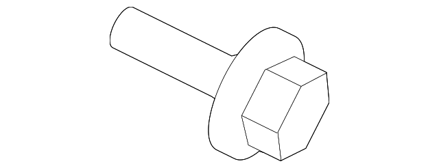 2008-2010 Ford F-250 Super Duty Trans Cross-member Bolt -N802114-S439 2008-2010 Ford F-250 Super Duty Trans Cross-member Bolt -N802114-S439
