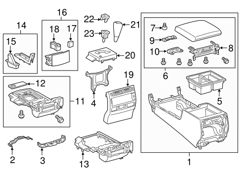 BODY/CONSOLE for 2013 Toyota Land Cruiser #1