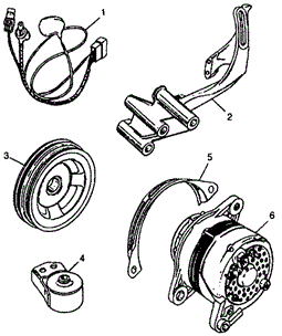 BODY / AIR CONDITIONING/ALTERNATOR (45A) (FOR USE WITH A/C) for 1976 Honda CIVIC COUPE #1