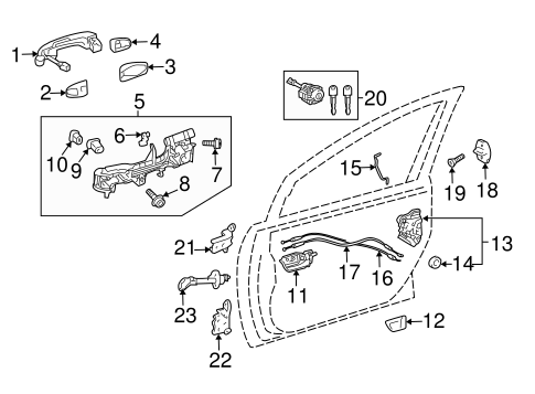 BODY/FRONT DOOR for 2015 Toyota Prius V #1