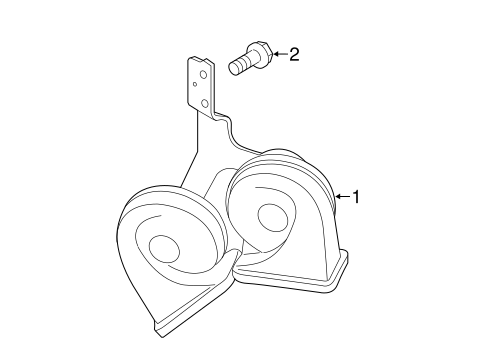 Electrical/Horn for 2015 Ford Transit-150 #1