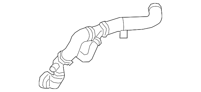 LR062081 Деталь LOWER HOSE