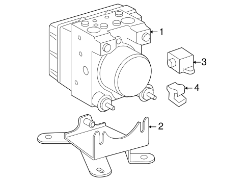 BRAKES/STABILITY CONTROL for 2009 Toyota Tacoma #1