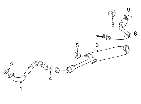 EXHAUST SYSTEM/EXHAUST COMPONENTS for 2007 Toyota RAV4 #1