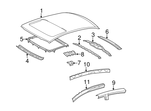 BODY/ROOF & COMPONENTS for 2012 Toyota Avalon #1
