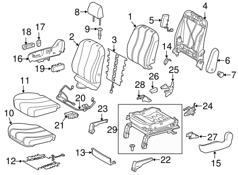 ELECTRICAL/HEATED SEATS for 2014 Toyota Sienna #2