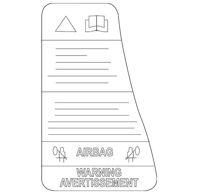 C2S13793 Деталь SIDE AIR BAG, LEFT