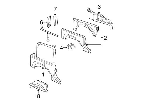 Wrangler QUARTER PANEL & COMPONENTS