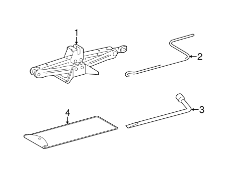 BODY/JACK & COMPONENTS for 2015 Toyota Yaris #1