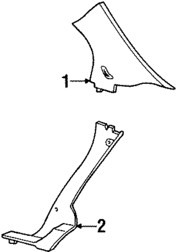 Continental INTERIOR TRIM - QUARTER PANELS