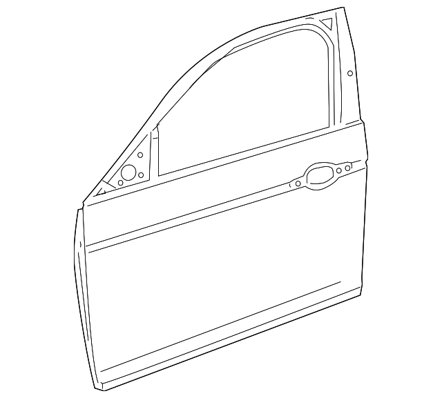 C2C6266 Деталь DOOR SHELL, RIGHT