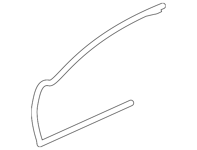 C2C33736 Деталь WEATHERSTRIP, RIGHT