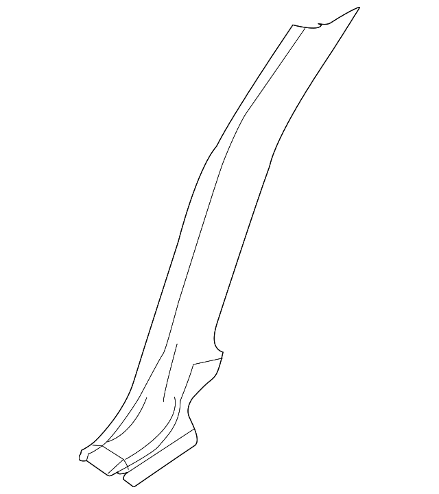 8A5Z-5431012-AA Деталь LOCK PILLAR TRIM, RIGHT