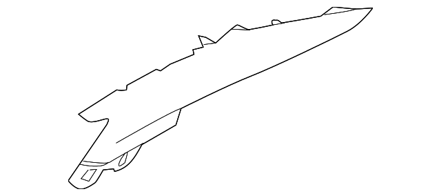 8A5Z-5452019-AB Деталь UPPER QTR TRIM, LEFT