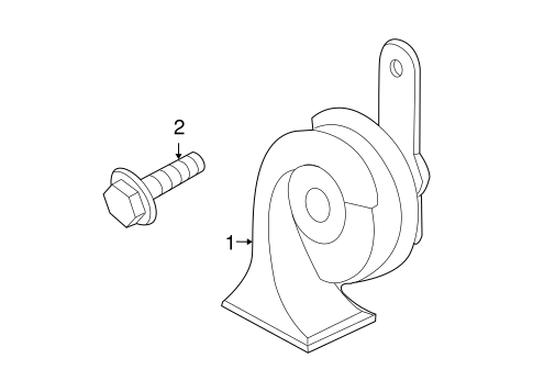 ELECTRICAL/HORN for 2007 Toyota Tundra #1