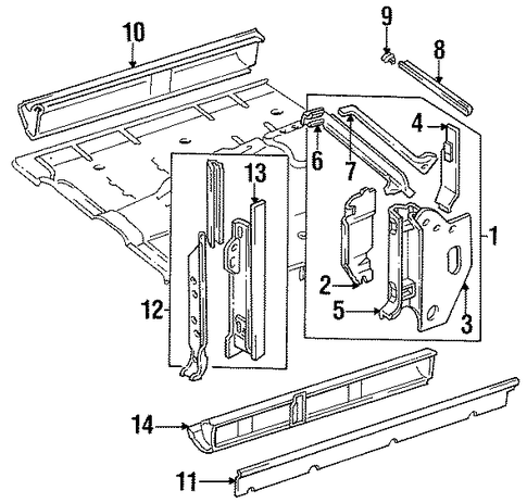 Grand Wagoneer CENTER PILLAR