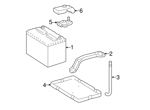 ELECTRICAL/BATTERY for 2015 Toyota Avalon #1