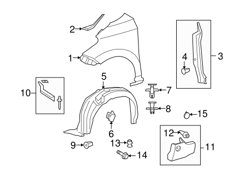 BODY/FENDER & COMPONENTS for 2012 Scion xD #1