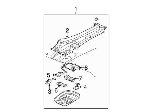 Envoy XUV OVERHEAD CONSOLE