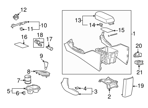 BODY/CONSOLE for 2009 Toyota RAV4 #1