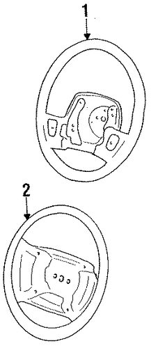 LeBaron STEERING WHEEL & TRIM