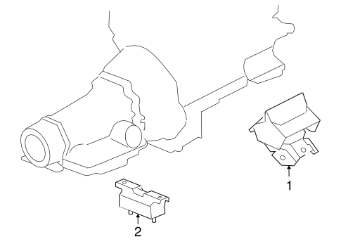 Sierra 1500 ENGINE & TRANS MOUNTING