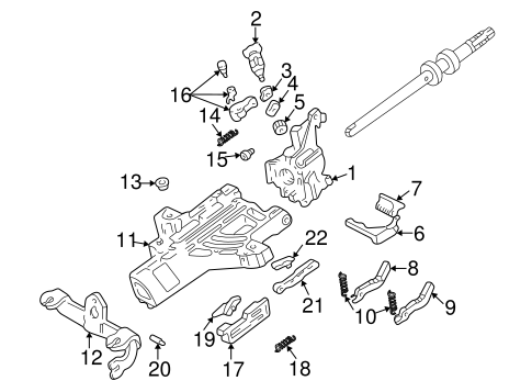 Steering/Housing & Components for 2008 Ford Ranger #2