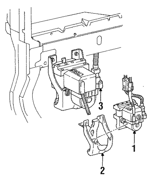Brakes/Anti-Lock Brakes for 1996 Ford Mustang #1