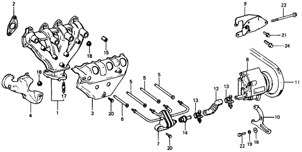 1978 Honda CIVIC 1200 COUPE ** (1200) BOLT, STUD (10X25) - (92900100251B) 1978 Honda CIVIC 1200 COUPE ** (1200) BOLT, STUD (10X25) - (92900100251B)
