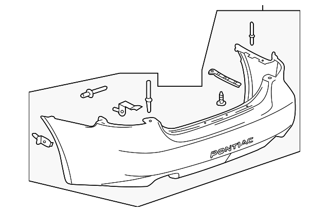 12336087 Деталь BUMPER COVER