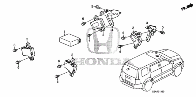 TPMS Unit for 2010 Honda Pilot #0
