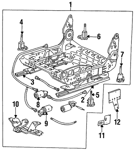 928 SEATS & TRACK COMPONENTS