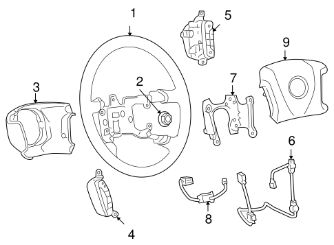 Impala Limited STEERING WHEEL & TRIM