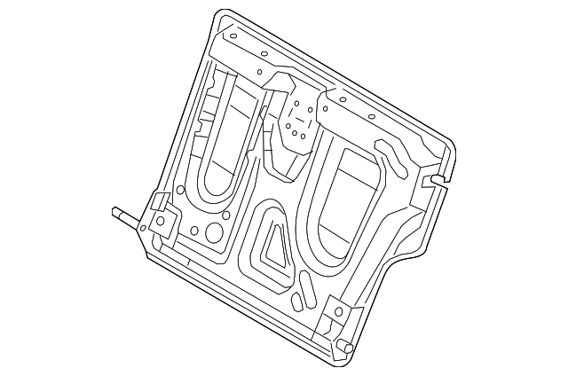 BE8Z-5460509-B Деталь SEAT BACK FRAME, LEFT