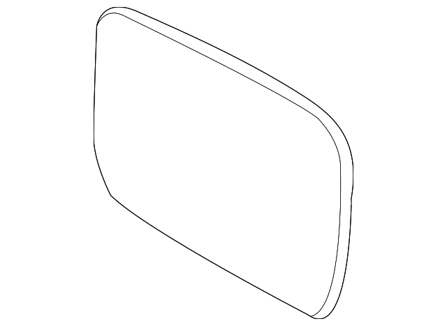 30864231 Деталь MIRROR GLASS, LEFT
