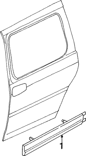 Silhouette EXTERIOR TRIM - SIDE DOOR