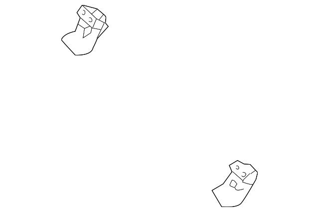 55176287AC Деталь LATCH, LEFT