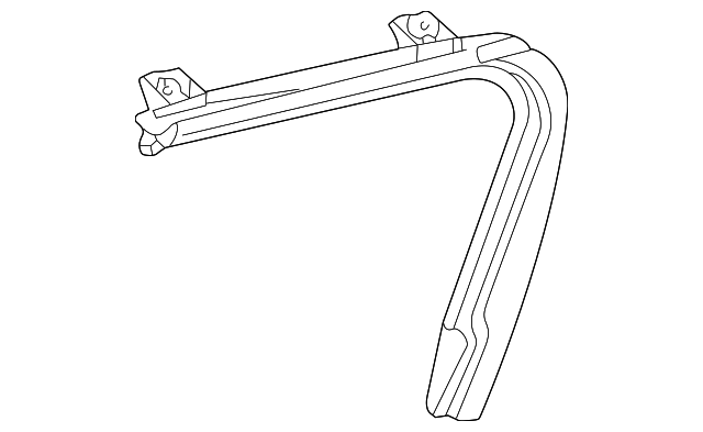 55175859 Деталь WINDOW FRAME, LEFT
