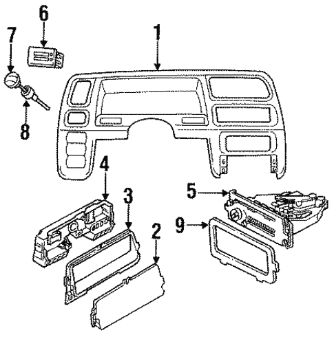 Instrument Gauges for 1994 Mazda B3000 #0