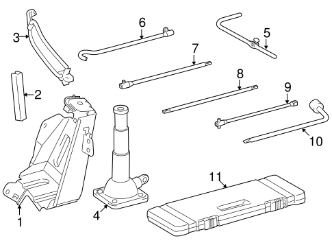BODY/JACK & COMPONENTS for 2014 Toyota Land Cruiser #1