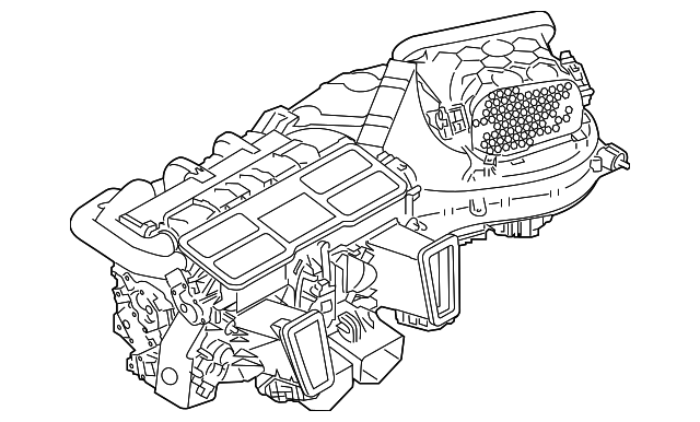 970-573-914-05 Деталь AC & HEATER ASSY