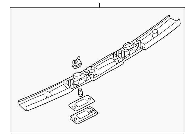 93167196 Деталь LICENSE LAMP